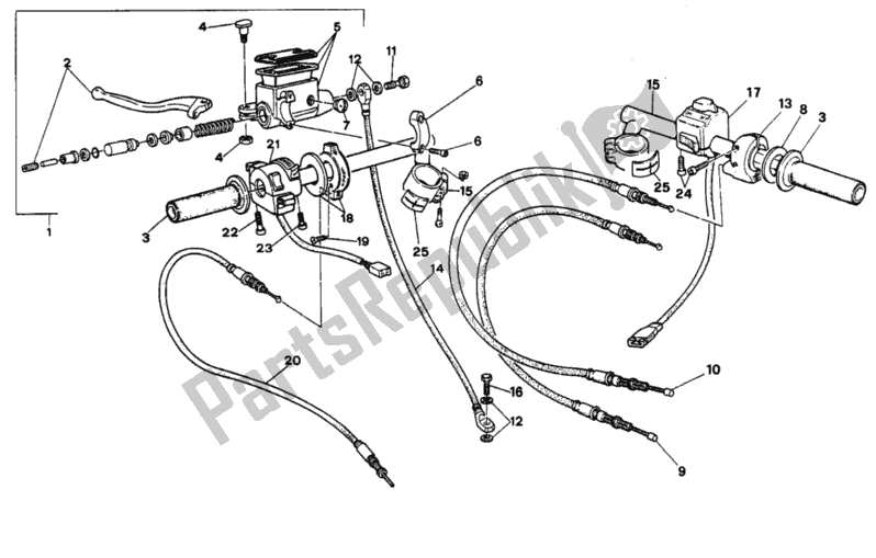 Wszystkie części do Kierownica Ducati Supersport 750 SS 1994